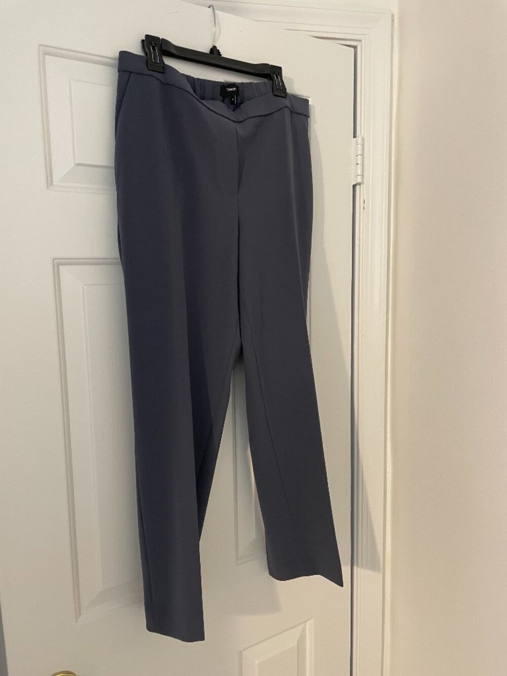 Theory smokey/purple/grey cropped dress pants